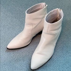 White Ankle Boots